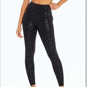 Marika Black Leopard Leggings
